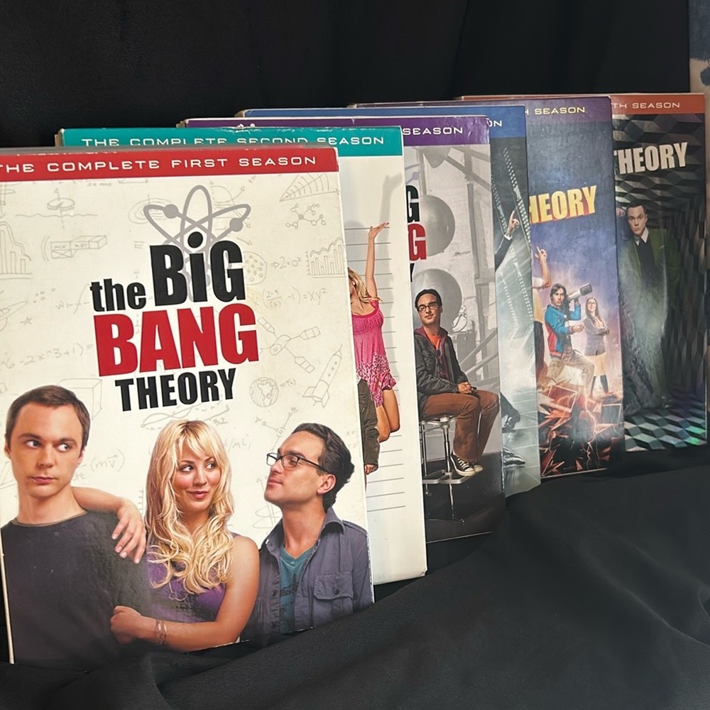 The Big Bang Theory seasons 1-6 DVD set.